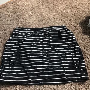 Mini skirt.